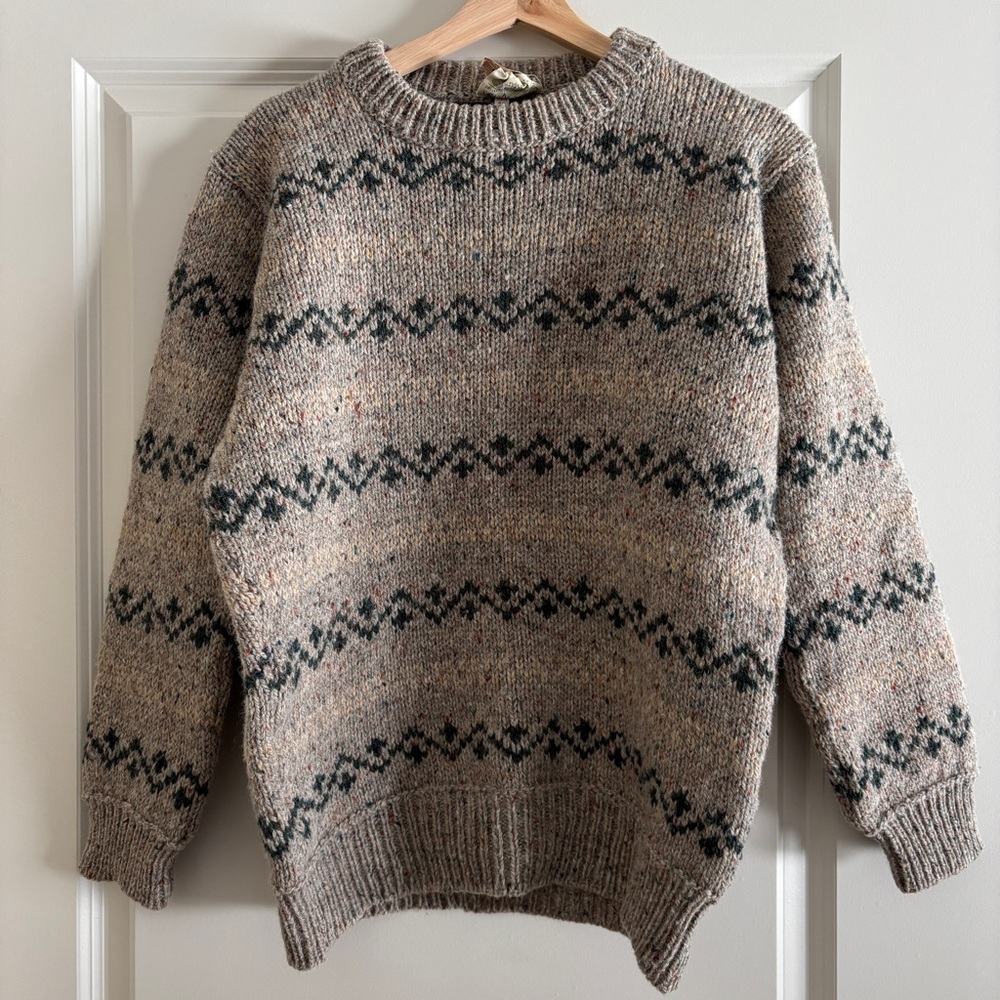 Men’s Gaeltarra loomed in Ireland wool sweater